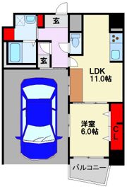 エスペランサ大橋IIの間取り画像