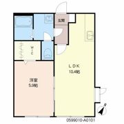ドアーズ南福岡 A棟の間取り画像
