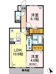 D-roomナギの杜の間取り画像