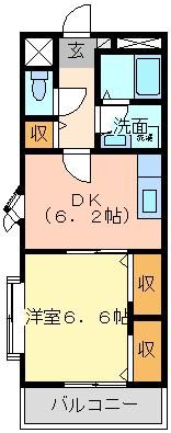ジュネス和白丘の間取り画像
