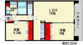 サンライトキャッスルの間取り画像