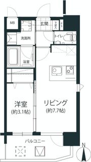 アクシオン百道エクシードの間取り画像