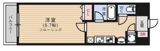 ピュアドームエクサイト博多の間取り画像