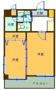 リバティシティ天神の間取り画像