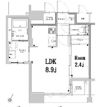 エンクレスト博多GATEの間取り画像