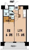 クリエート博多駅前の間取り画像