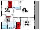 ハーモパレス福岡の間取り画像