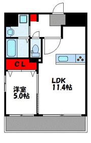 LIBTH博多駅南IIの間取り画像