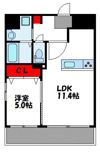 LIBTH博多駅南IIの間取り画像