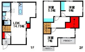 LIVELE FINE 天神山の間取り画像