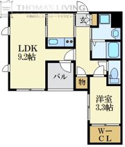 アイディール博多の間取り画像