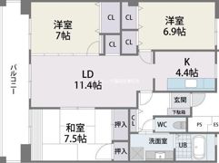 LーPLACE KAIZUKAの間取り画像