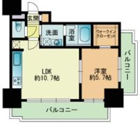 RJRプレシア吉塚駅前の間取り画像