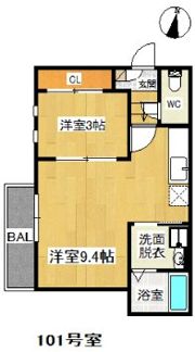 Grandtic chez moi（シェモア）の間取り画像