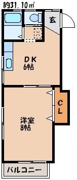 サンライズハイツの間取り画像