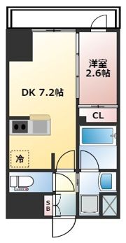 Aqua mama博多駅南の間取り画像