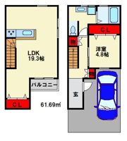 HScoat（エイチエス コート）の間取り画像