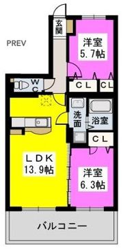 アルバヴィラの間取り画像