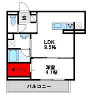 D-ROOMサンライズ Aの間取り画像
