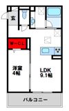 D-ROOMサンライズ Aの間取り画像