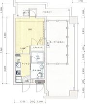 クレスティア天神サウスの間取り画像