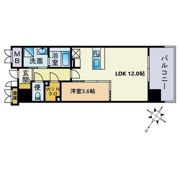JP noie 天神南の間取り画像