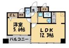 アクタス渡辺通パークシティの間取り画像