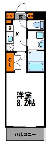 アクタス桜坂レノアの間取り画像