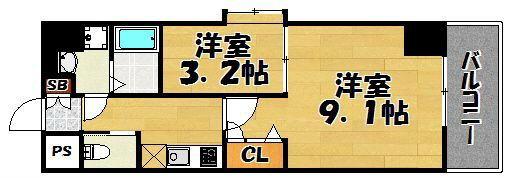 ウインステージ平尾の間取り画像