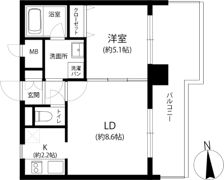 リフェスタ渡辺通の間取り画像