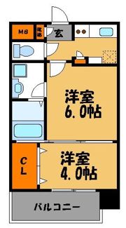エステート・モア・薬院JOYの間取り画像