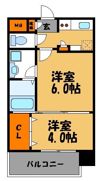 エステート・モア・薬院JOYの間取り画像
