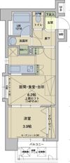 アクタス天神アネックスの間取り画像