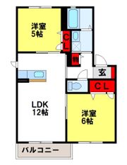シャーメゾン和 A棟の間取り画像