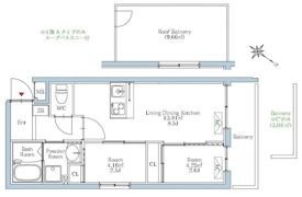 リアンプレミアムレジデンス平和の間取り画像