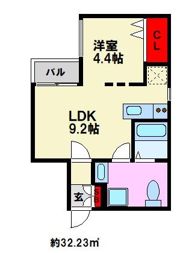 Branche平尾IIの間取り画像