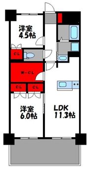 RJRプレシア高砂の間取り画像