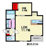 リテラ平尾東の間取り画像