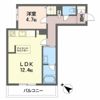 シャーメゾンマーレ竹下の間取り画像