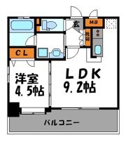 アクタス薬院IIIの間取り画像