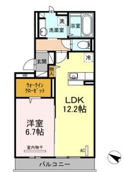 D-room空港西の間取り画像
