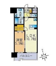 ヴィクトリア博多の間取り画像