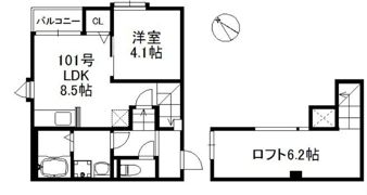 ポラリス箱崎5の間取り画像