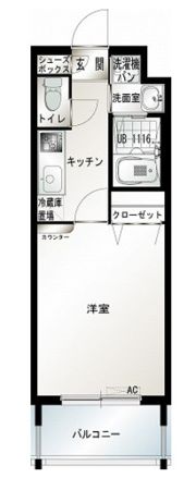 エンクレスト吉塚駅前の間取り画像
