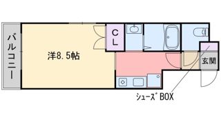 レキシントンスクエア大濠の間取り画像