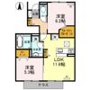 セジュール・プルニエ2 B棟の間取り画像