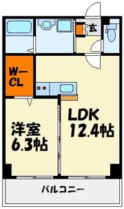 エクセル半道橋の間取り画像