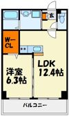 エクセル半道橋の間取り画像