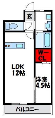 パシオンクレシアの間取り画像