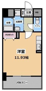 コンフォート二又瀬の間取り画像